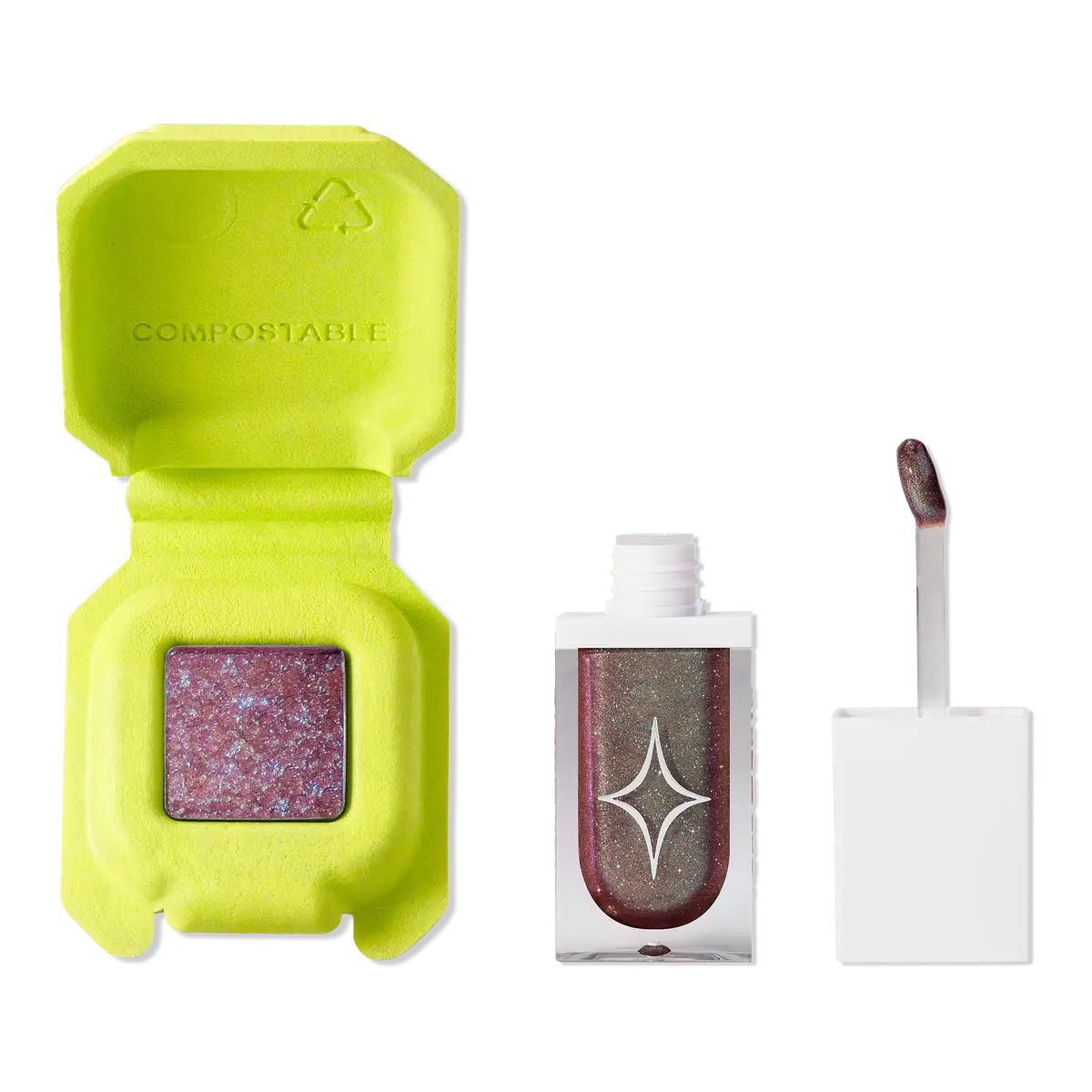 Half Magic Blushing Lizard Duochrome Eye & Glitter Lip Gloss Duo