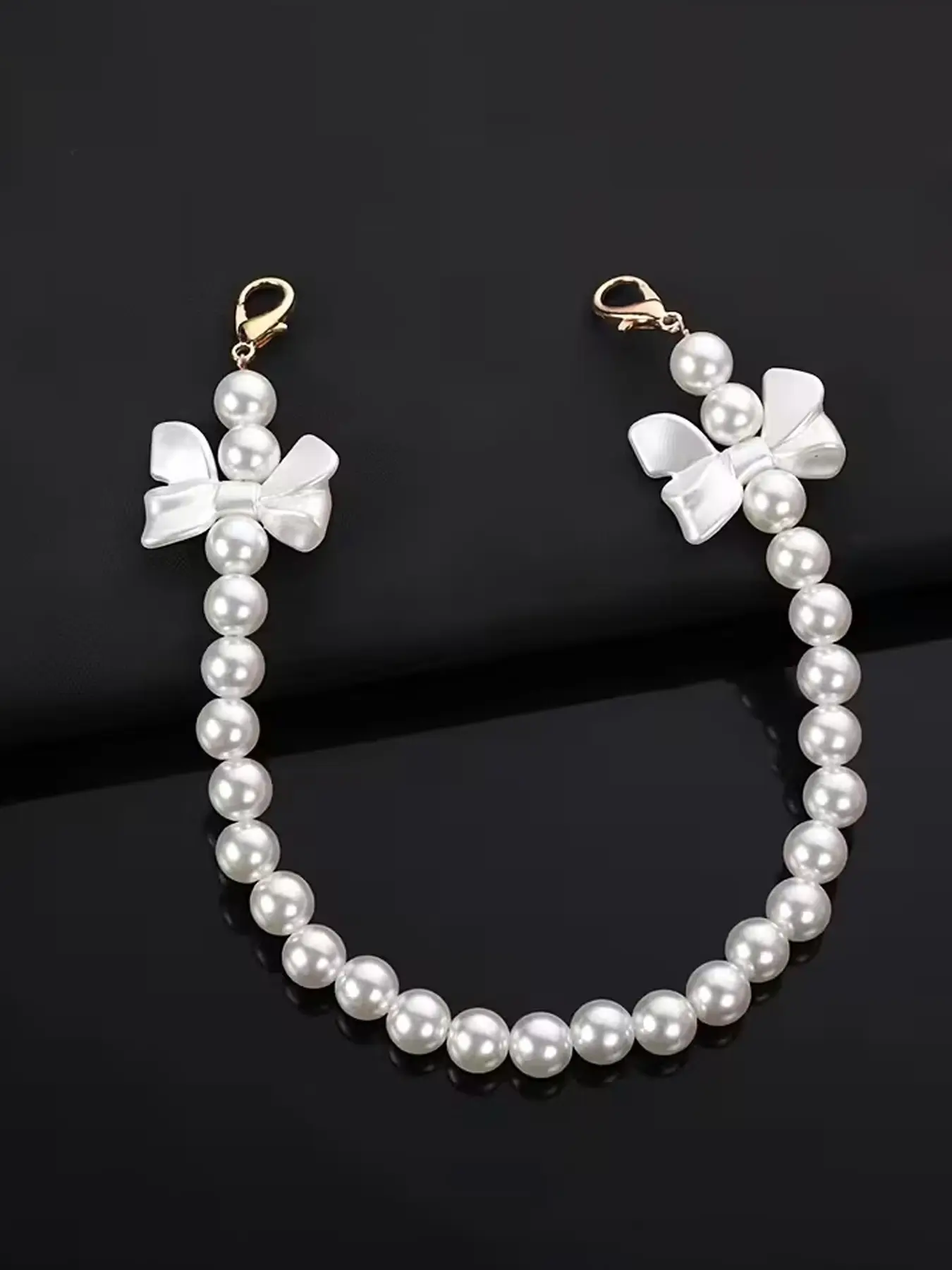 Pearl Bag Chain, Oblique Single Shoulder Chain, Handheld Accessories, Bag Decoration, Bag Decorative Chain, Cell Phone Shell Accessory, Purse Shoulder Straps, Bag Chains For Handbags