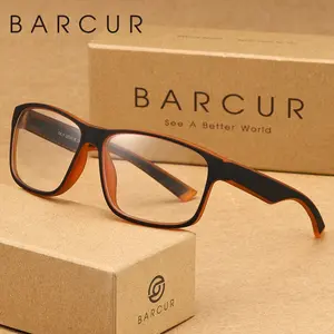 BARCUR Lightweight, Comfortable, Portable Reading Glasses Made Of PC Lens Material, Square Frame, Versatile For Daily Use, Improving Quality Of Life. Perfect Gift For Thanksgiving And Mother's Day
