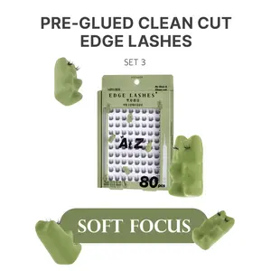 SOO ADOR Edge Lashes - Soft Focus (Lash Tweezer included)
