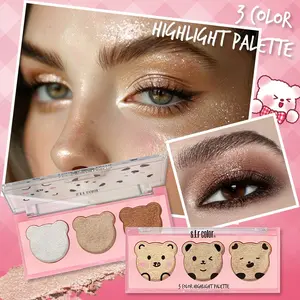 Multifunctional Glitter Champagne Gold Highlighter, Shimmering Makeup for Eye-Catching Looks, Perfect for Parties & Events