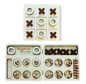 Mancala Tic Tac Toe Board Game Set