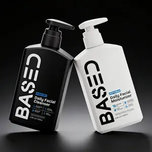 BASED Daily Skincare Duo | Purifying Face Wash + Restoring Moisturizer 6.8FL OZ | Built For All Skin Types | 100% Non-Toxic, Healthy Ingredients | Hormone Safe - ZERO Endocrine Disruptors 200ml
