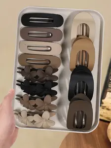 8pcs Simple Versatile Flat Hair Clips, Hair Claws Set, Suitable for Thick & Thin Hair, Matte Flower Design French Style, Fashionable Women's Gift