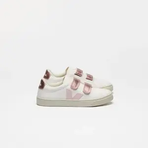 Veja Pink Metallic Nectar Velcro Sneaker