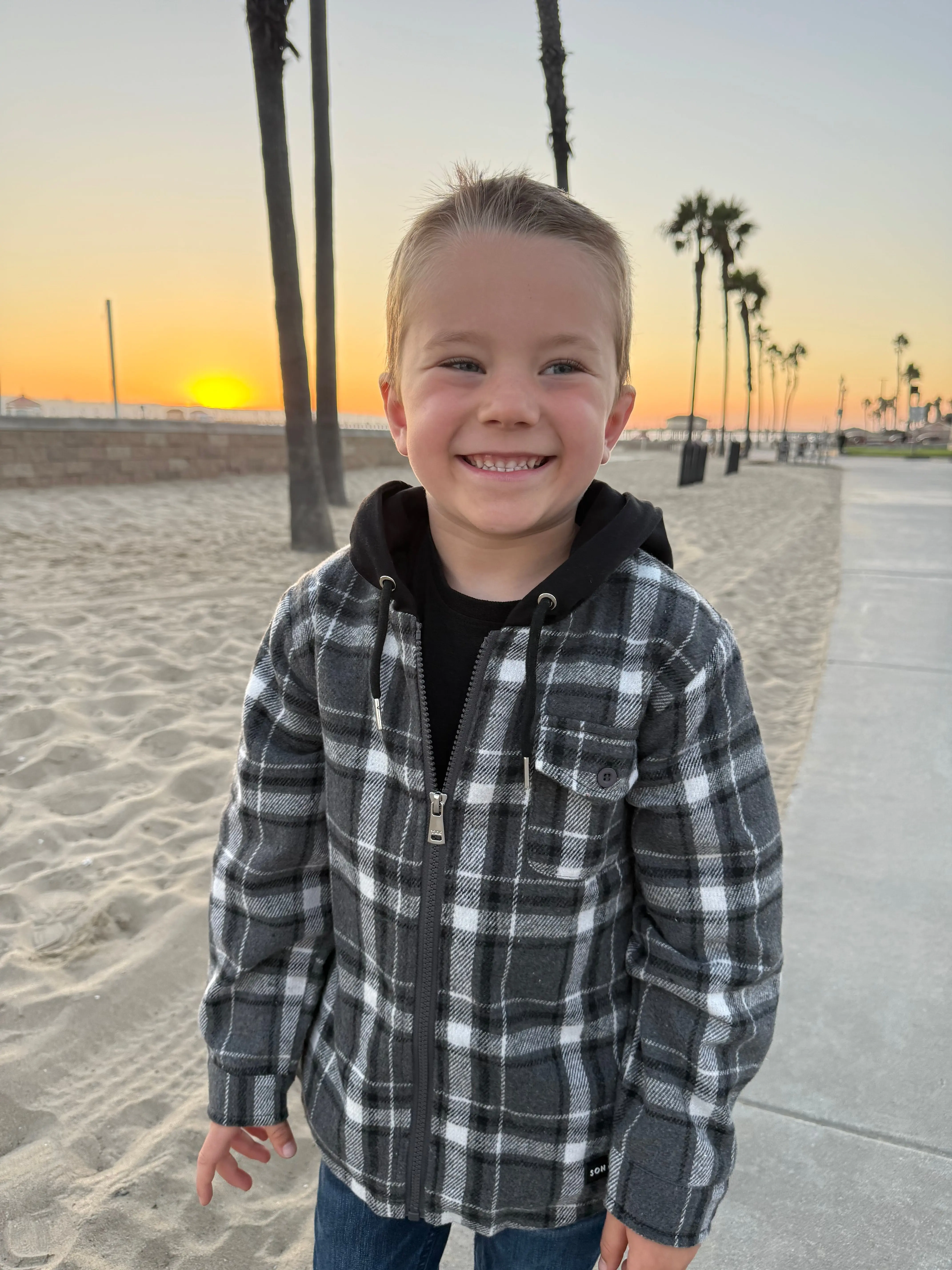 Salt Creek Jacket - Kids Flannel Jacket - Plaid