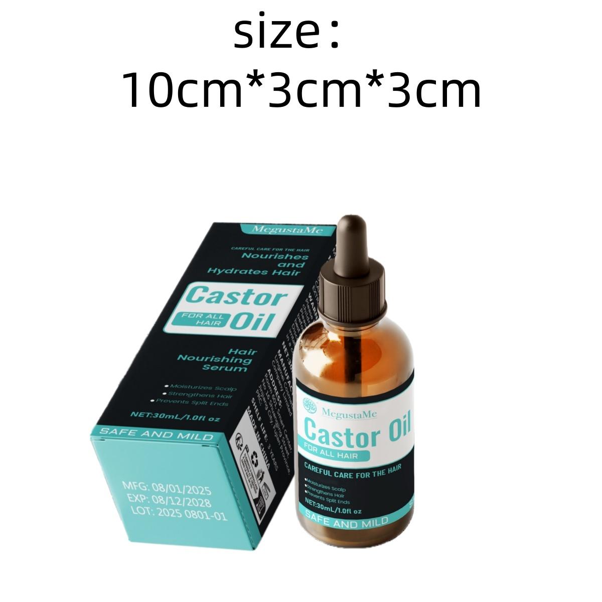 MegustaMe Ultimate Hair Secret Premium Castor Oil Serum, 30 mL — Nourishes for strength and delivers a glossy, beautiful finish