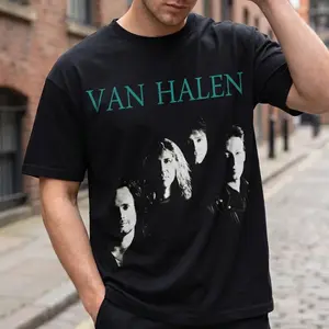 Van Halen T-Shirt Classic Unisex Crewneck 100% US Cotton Eco-friendly Inks Vibrant Long-lasting Colors Perfect for Daily Wear Gifts Special Occasions