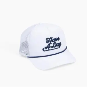 “Have A Day” Rope Hat – Limited Edition Black Streetwear Golf Cap with Bold Embroidery & Adjustable Snapback