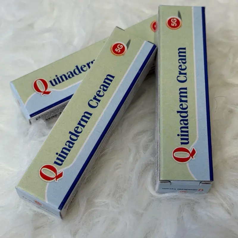 Quinaderm 5grams 3 Pack Cream for Face and Body Moisturizer - Hydrating & Nourishing Formula for Soft