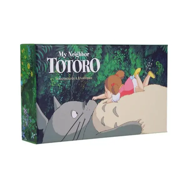 Studio Ghibli High-Quality My Neighbor Totoro Notecards - 16 Notecards & 16 Envelopes, 8 Designs, Detailed Images, Ideal for Animation Enthusiasts, Collectors, Birthday Wishes