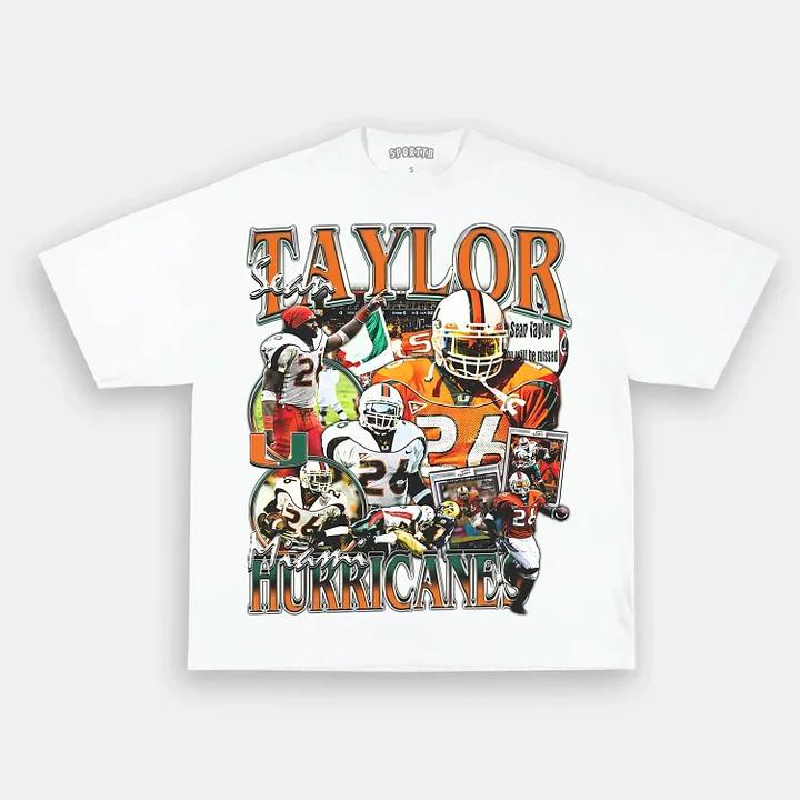 [Sale Up To 40%] Sean Taylor Tee Retro Football Graphic T-shirt Unisex Gift for Sport Fans