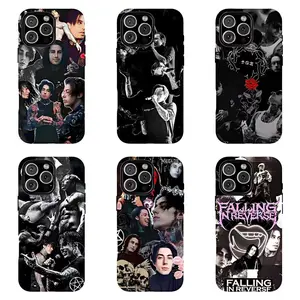 Falling in Reverse & Ronnie Radke Phone Case Collection, Shockproof Cover, Suitable for iPhone 17/16/15/14/13/12/11 Pro Max/Plusand Samsung Galaxy S23-25, shock-absorbing, Rock Fan Gift