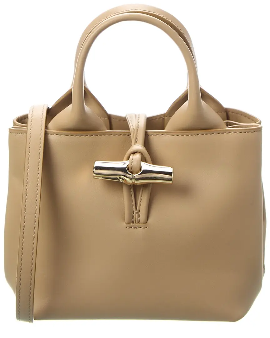 Longchamp Le Roseau XS Leather Handbag Longchamp Le Roseau XS Leather Handbag