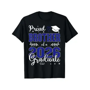 Proud Brother of a Class of 2026 Graduate for Graduation T-Shirt