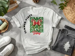Summer Vibes DTF Transfer Sheets – DTFs for Tees, Hoodies & Gifts – Heat-Press Ready