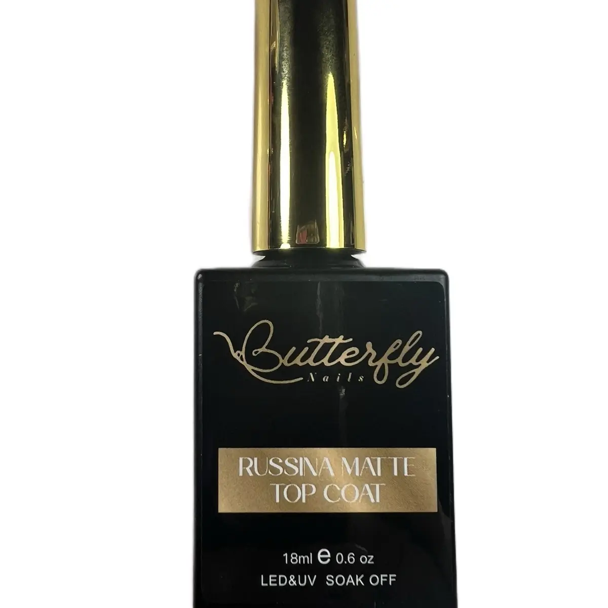 Russian  Matte Top Coat 18 ml for Long-Lasting Nail Protection