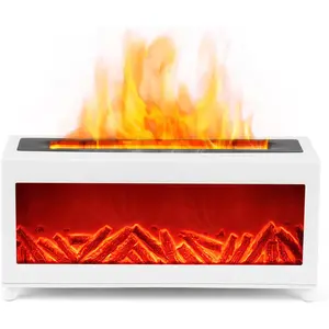 Essential Oil Diffuser,Aromatherapy Diffuser,220ml Ultrasonic Cool Mist Humidifier, Fireplace Colorful Flame Oil Diffusers for Home, Large Room