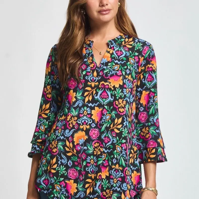 Dear Scarlett Belled Sleeve Lizzy Top Dear Scarlett Belled Sleeve Lizzy Top
