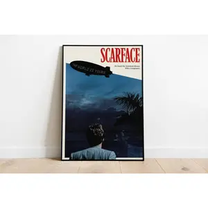 Scarface Poster | Tony Montana | Poster Unframed