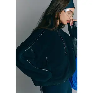 Mountain High Shine Half Zip Up - Black Combo