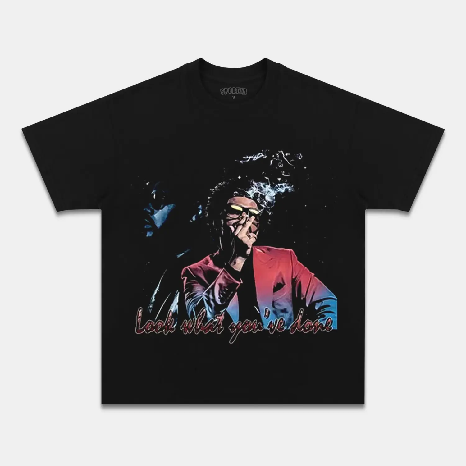 The Weeknd Tee, Graphic Unisex T-  Shirt, Gift For Fans, Design & Printed In The USA Casual Cotton