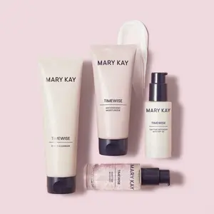 Mary Kay TimeWise Miracle Set - Facial Cleanser, Antioxidant Moisturizer, Daytime Sunscreen & Nighttime Recovery Hydrate Skincare Gentle Radiant Spf Spf 30 Uv Comfort