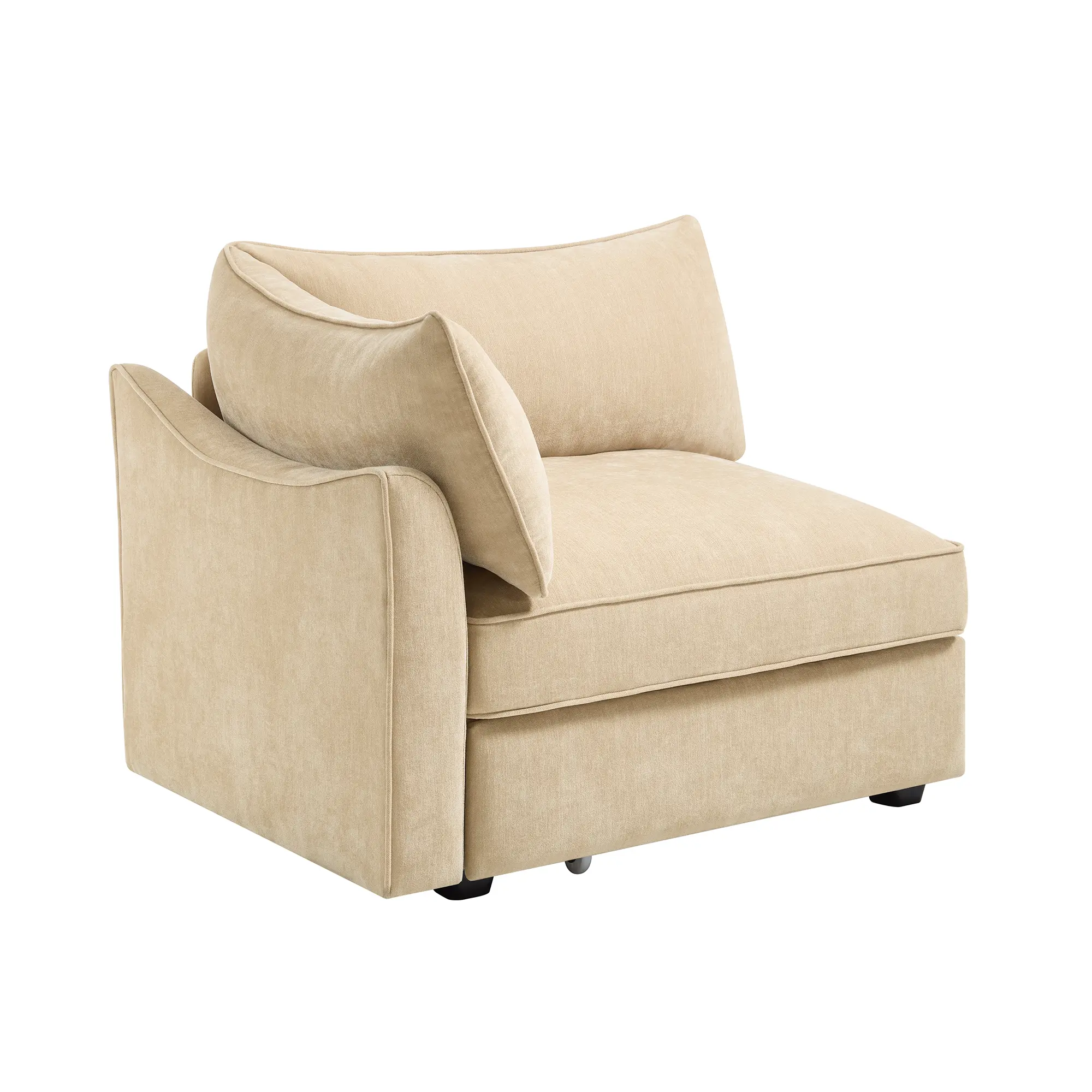 Sofa LSF Velvet - Luxurious Velvet Upholstery, Comfortable and Stylish Design, Perfect for Living Room