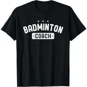 Badminton Coach Vintage Badminton T-Shirt