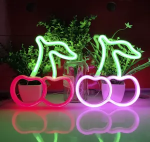 Cherry Neon Light, Home Decor, Kids Room, Fruit, Decorations, Hanging Light Decor