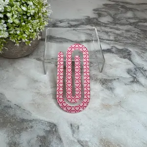 Jumbo Paperclip - Open Hearts