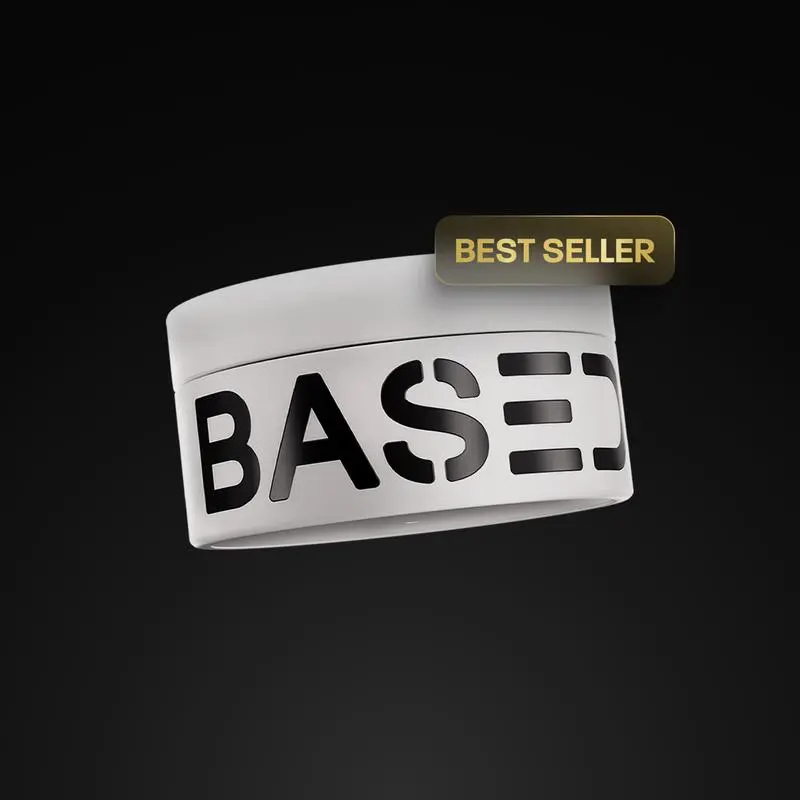 BASED Hair Clay - Strong Hold Matte Finish 3oz Jar Shea Butter Beeswax Essential Clays