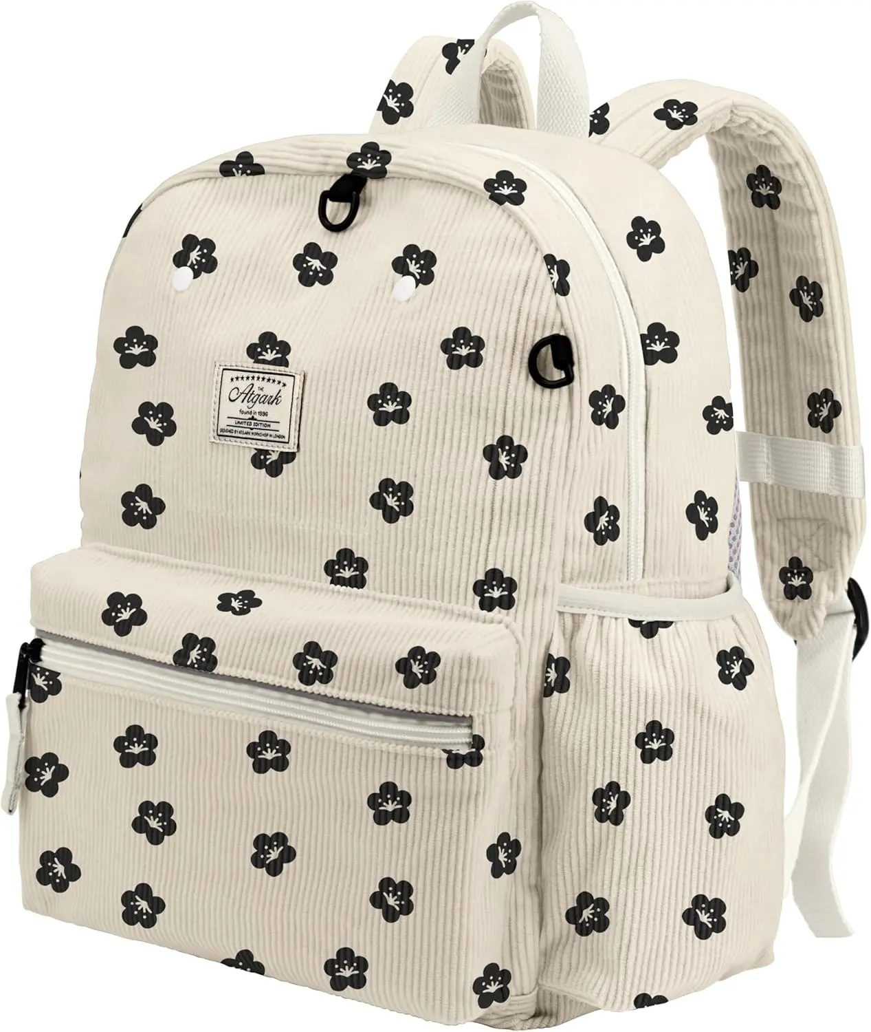 atgark Corduroy Toddler Backpack for Boys 2-5: Preschool Backpack for Boys Girls - Cute Kids Backpack for Boys 13.5" H Fit Folder