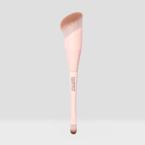 Beauty Creations Dual-Ended Flawless Stay Matte Foundation Brush - Smoothing Blending Complexion Tool, Dual Edge Face Makeup Brush for Cosmetic Application, Blending Makeup Brush