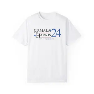 Kamala Harris 2024 TShirt, Comfort Colors Tee Unisex, Democratic Party Dem Gift Vote Blue, Menswear, Top, Round Neck, Shortsleeve, classic style Tshirt, Trending, Streetwear, Unisex Shirt, Size S to XL, tiktok shop