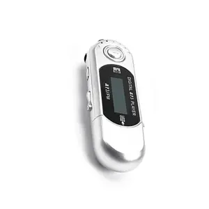 Mini MP3 Player USB 2.0 Small Flash Drive Lossless Sound Multilanguage LCD Music Player with 3.5mm Audio Jack Automatic Shutdown