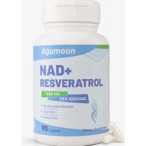 NAD+ Supplement 1000mg, Liposomal NAD Nicotinamide Riboside Supplement with Resveratrol & Quercetin for Women and Men - 90 Capsules