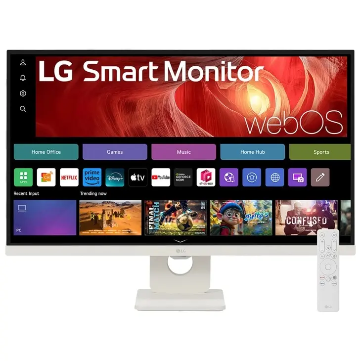 LG 27 Inch 4K UHD IPS Smart Monitor with webOS and USB Type-C