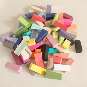 100 Pcs Triangle Makeup Sponge Puffs, Disposable Cosmetic Sponges for Foundation & Cushion, Wet & Dry Dual Use Nail Art Sponge Blocks, Multi-purpose Beauty Tools for Makeup & Manicure