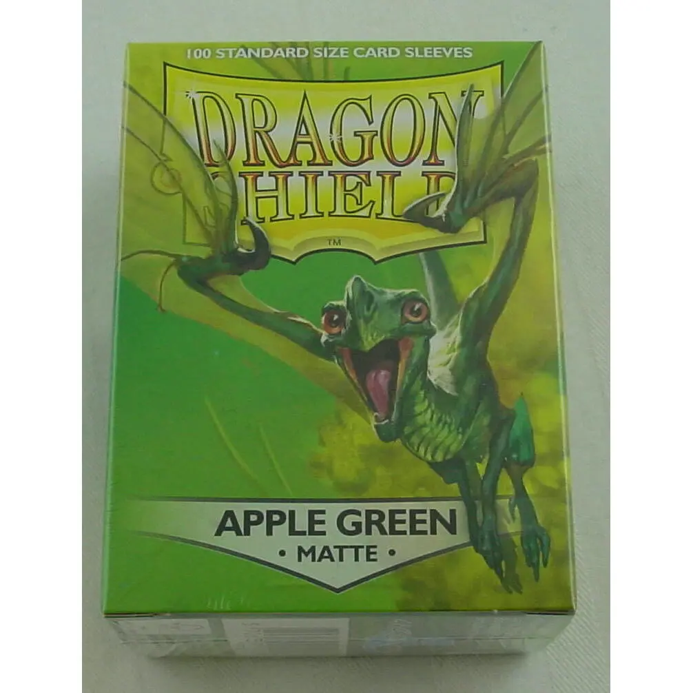 Dragon Shields: (100 Sleeves) Matte Apple Green by Arcane Tinman ATM11018