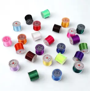 Lovskaya 50m Strong Elasticity Cord 0.8mm Spandex Tread for Crystal Beads Bracelets Jewelry Making DIY Craft Flexible Durable Youth Friendly Not Easy to Break Versatile Elastic String