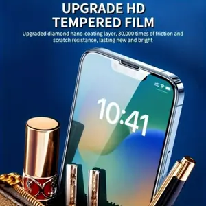 Premium Full Coverage Tempered Glass Screen Protector - Pack of 3 - Ultimate Anti-Scratch Shield for iPhone 11-16