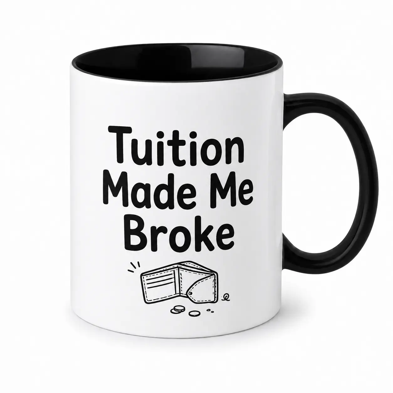 Ceramic Coffee Mug with Ceramic Body, back to school mode on ceramic coffee mug   Humorous Print and Quirky Look - Funny Gift for Friend, classmate & Birthday Gift Stylish Kitchen Drinkware 11oz