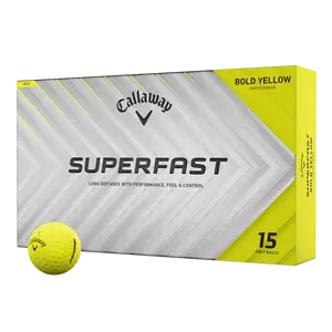 Callaway Golf Superfast Bold Yellow 15-Pack Golf Balls