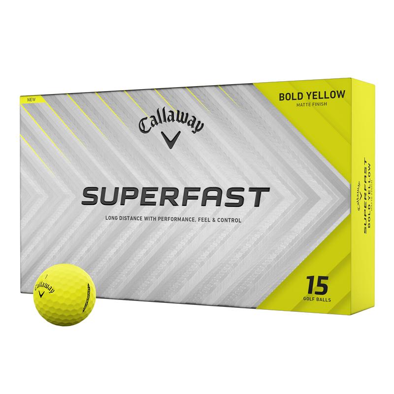 Callaway Golf Superfast Bold Yellow 15-Pack Golf Balls