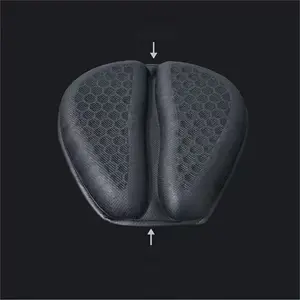 3D Honeycomb Gel Motorcycle Seat Pad, Breathable Shock Absorption, High Elasticity, Comfortable Long Ride, Ideal for Motorcyclists