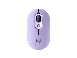 Logitech POP Mouse, Wireless Mouse with Customizable Emojis, SilentTouch Technology, Precision/Speed Scroll, Compact Design, Bluetooth, Multi-Device, OS Compatible - Cosmos