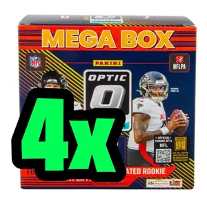 4 Boxes OPTIC donruss OPTIC football mega boxes Sport Trading Card Sports Cards Packs