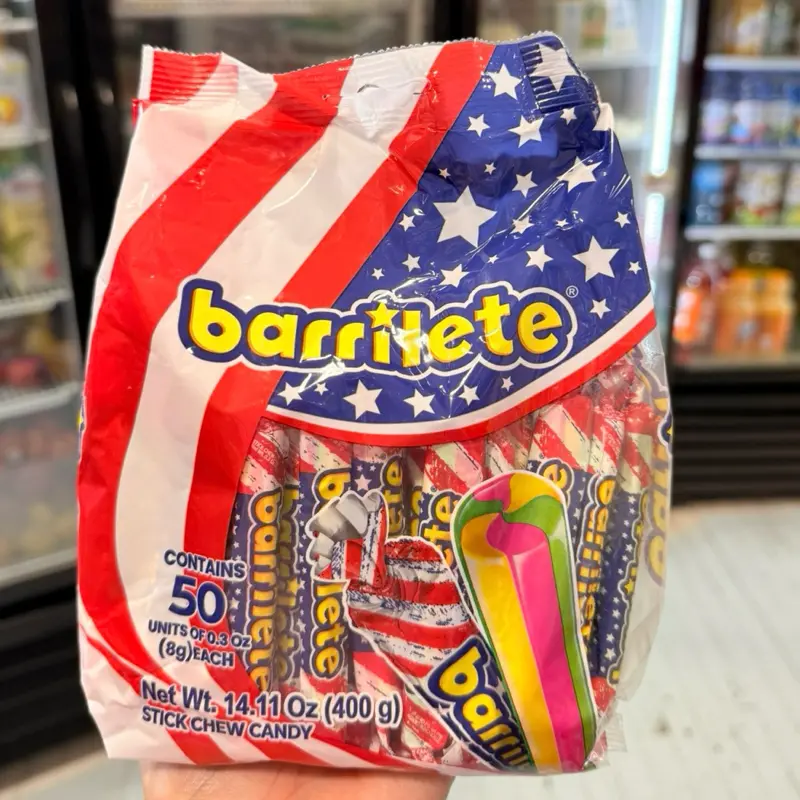 Barrilete Stick Chew Candy, 50-Count Pack Sweet Snack