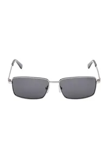 GUESS Male Ezra Narrow Rectangular Sunglasses